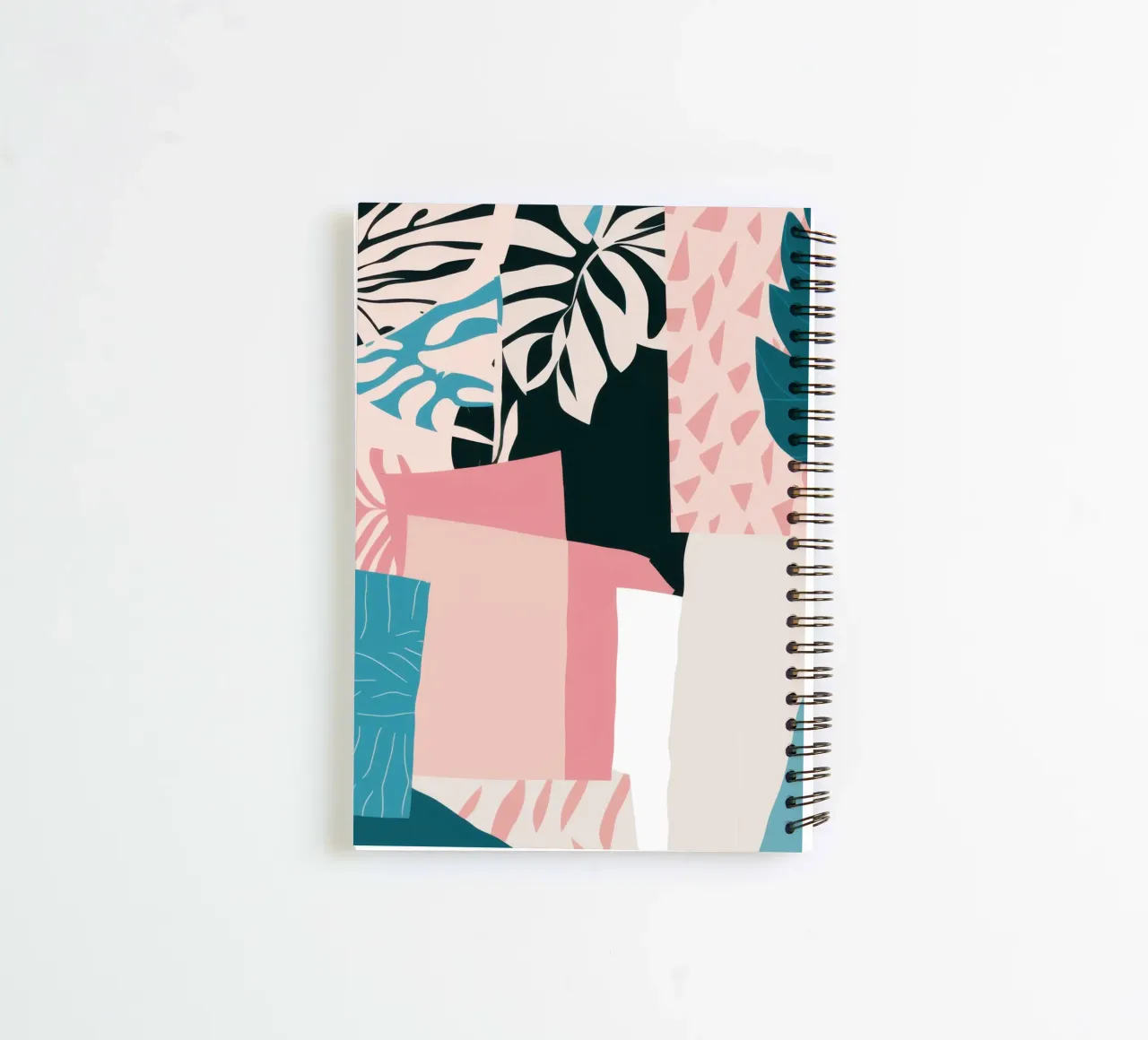 Pastel Abstract Layers spiral notebook by Frosh Pallete
