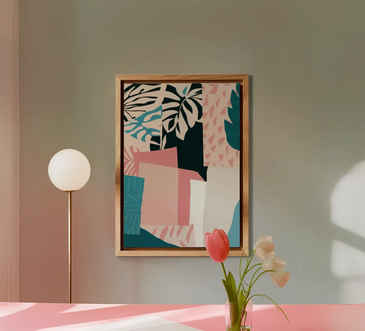 Couches abstraites pastel panneau forex de Frosh Pallete