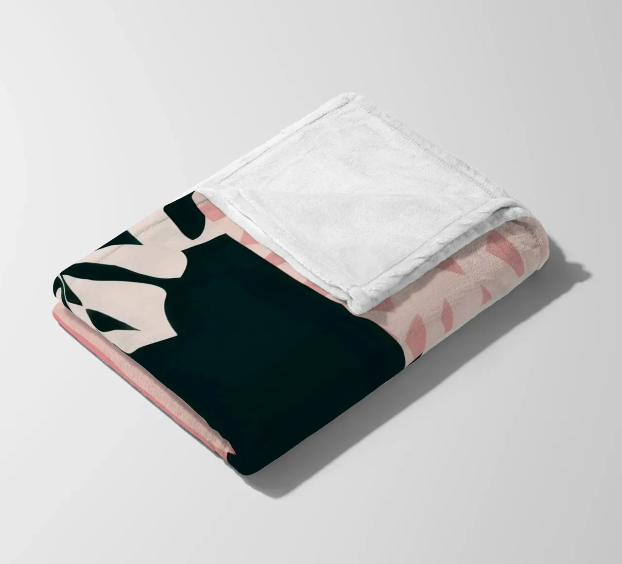 Pastel Abstract Layers fleece blanket by Frosh Pallete