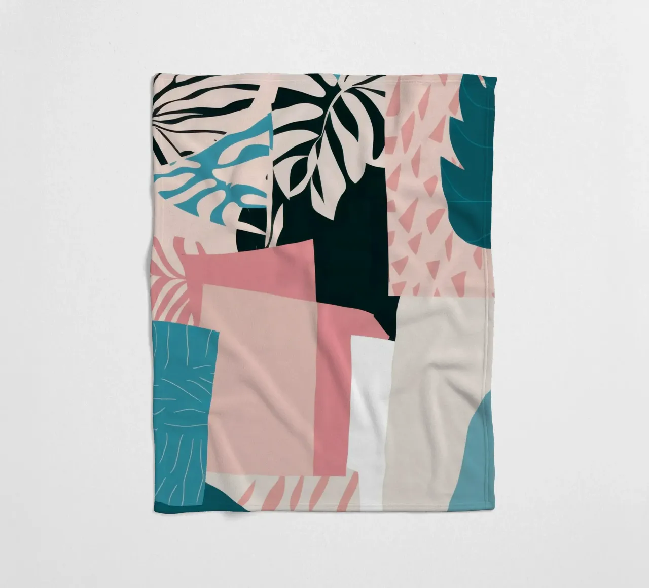 Pastel Abstract Layers fleece blanket by Frosh Pallete