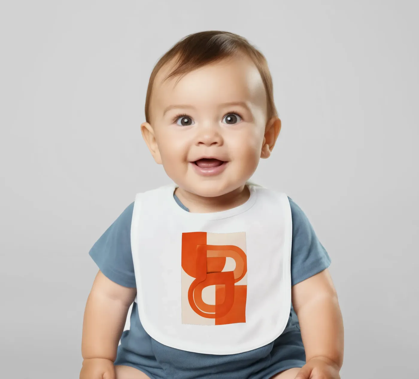 Bold Geometry baby slabbetje van Verse