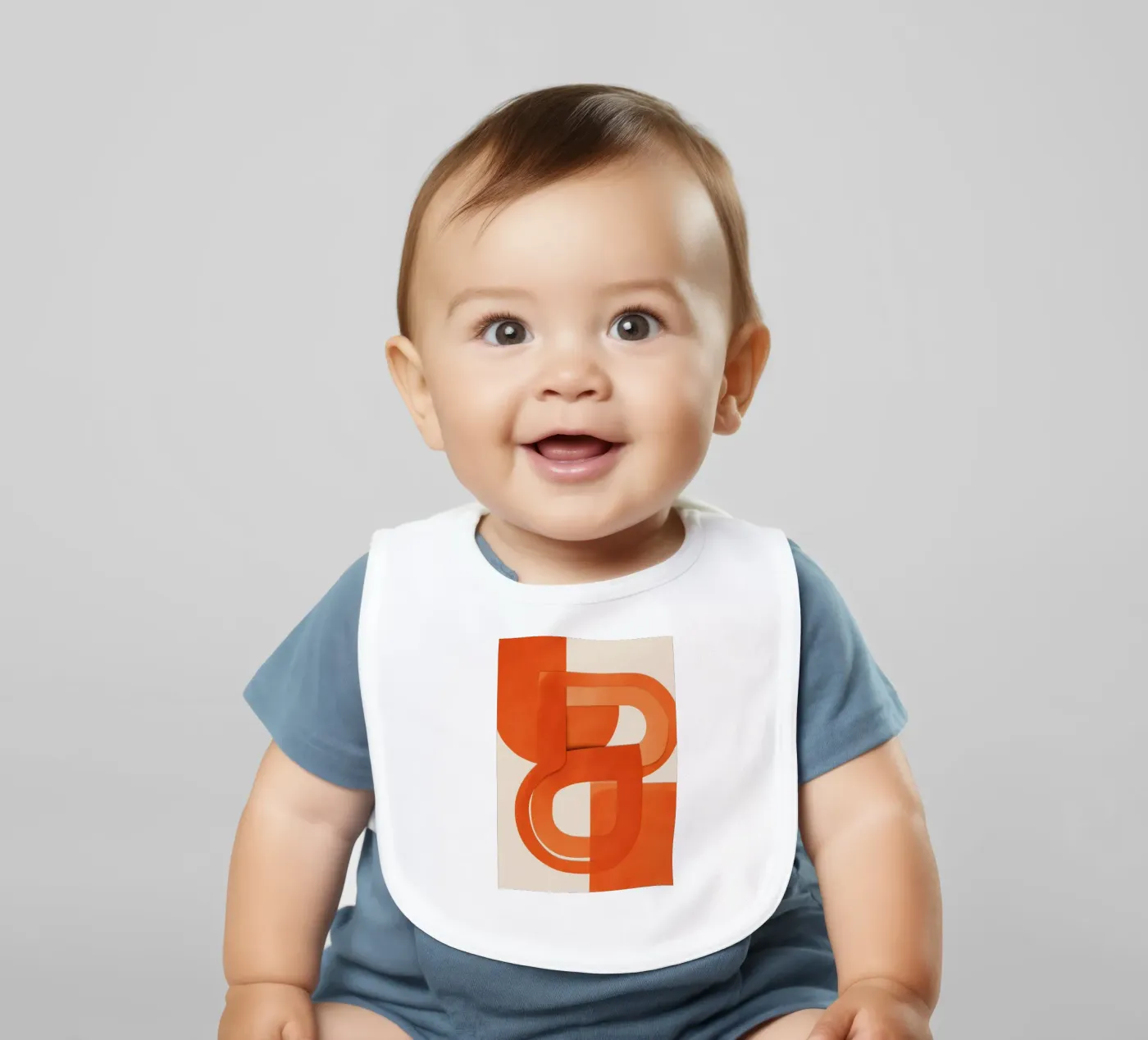 Bold Geometry baby slabbetje van Verse