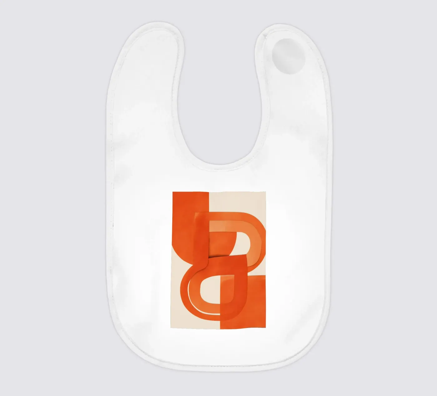 Bold Geometry baby bib by Verse