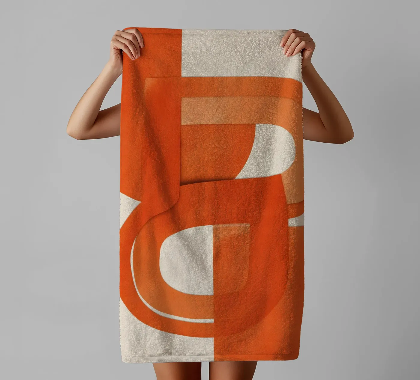 Bold Geometry towel by Verse