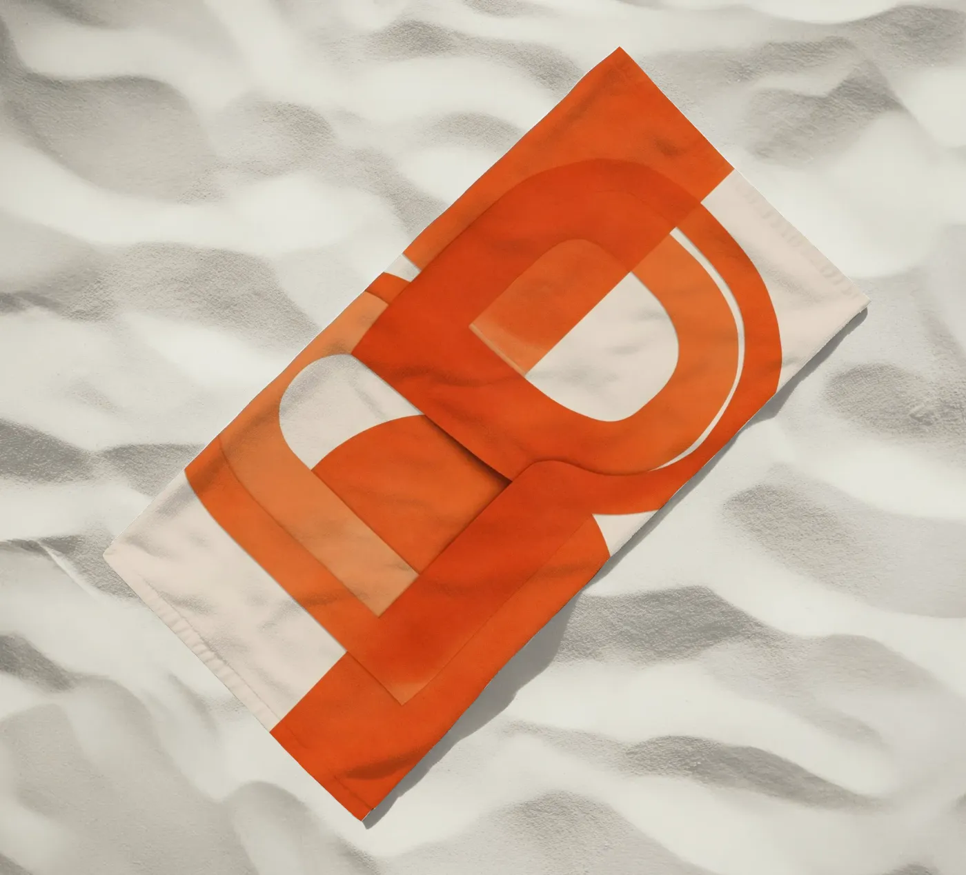 Bold Geometry strandhanddoek van Verse