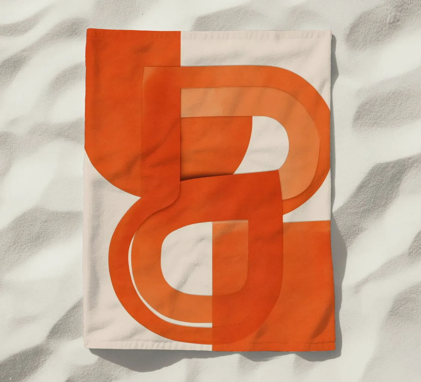 Bold Geometry strandhanddoek van Verse