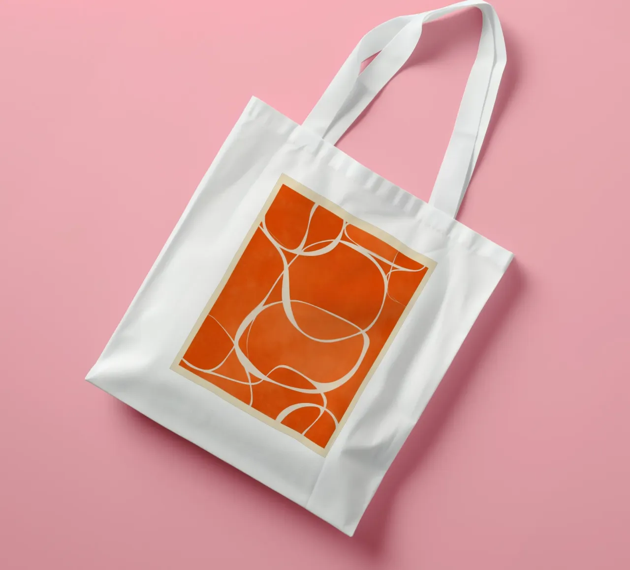 Rhythm in Orange borsa in juta da Verse