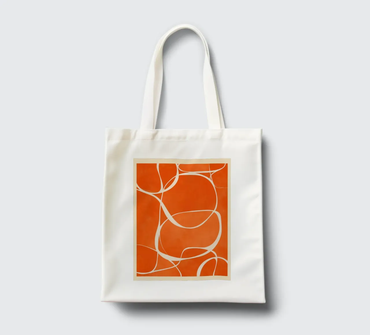 Rhythm in Orange borsa in juta da Verse
