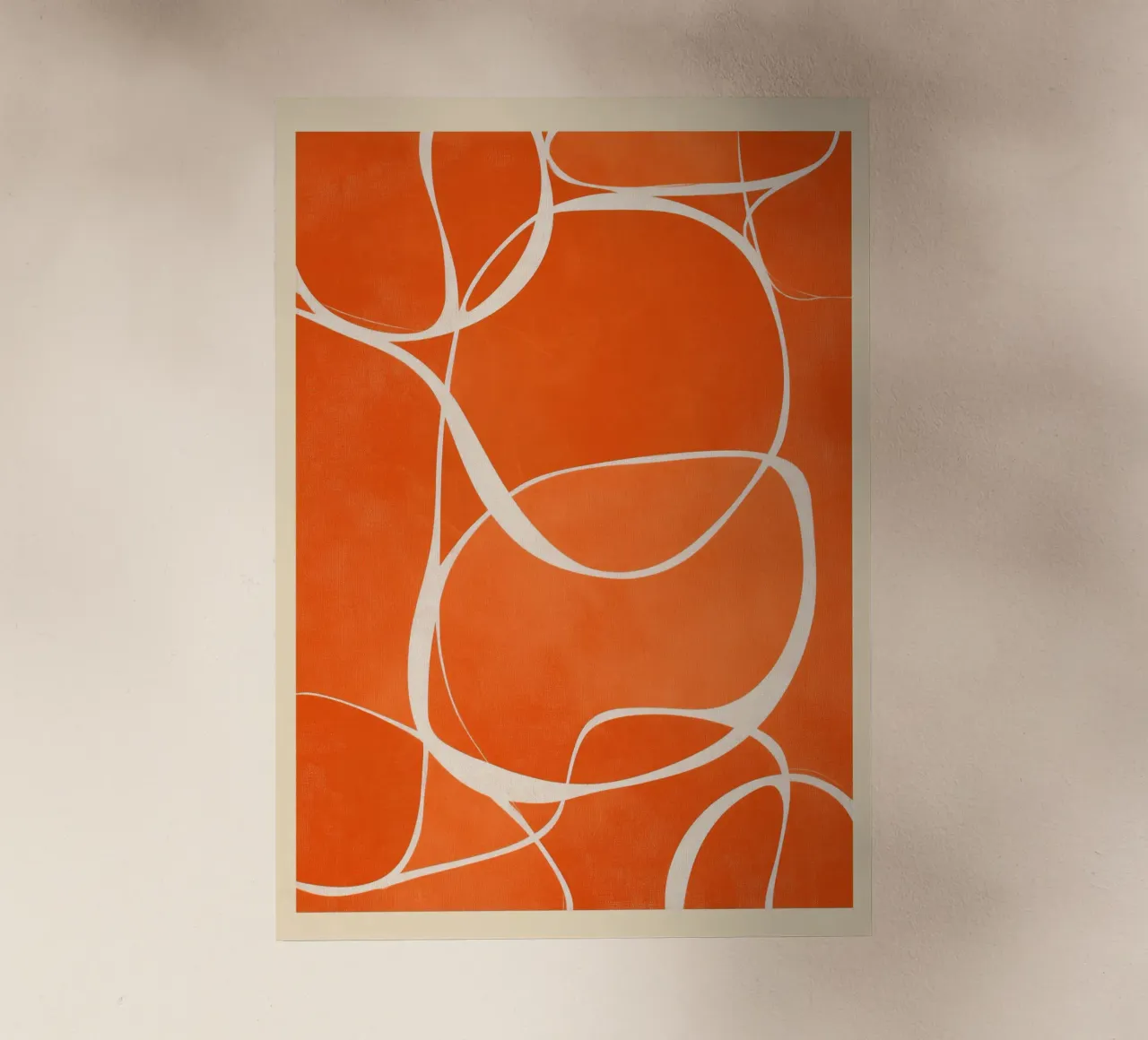 Rhythm in Orange Backlit Folie von Verse