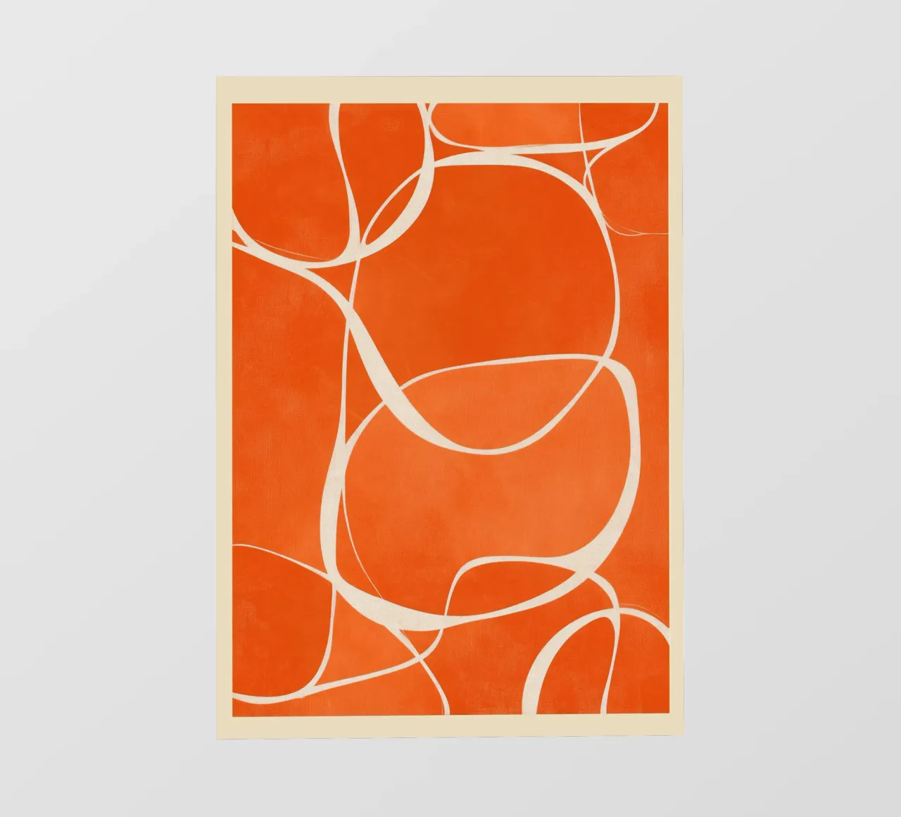 Rhythm in Orange Backlit Folie von Verse