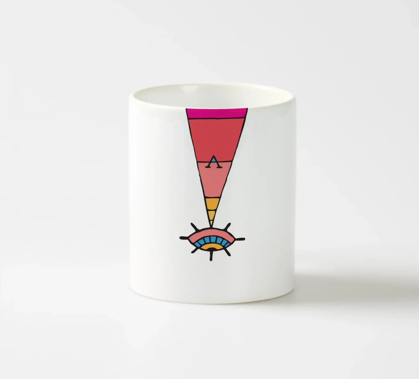 Alpha eye ceramic mug by Ninhol