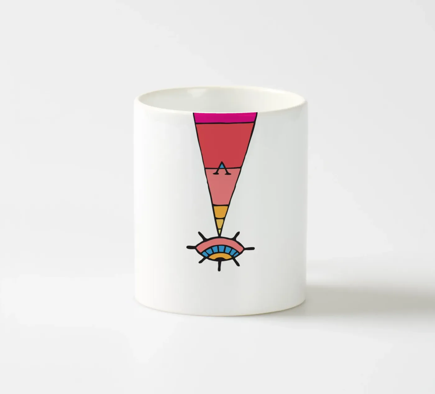 Alpha eye ceramic mug by Ninhol