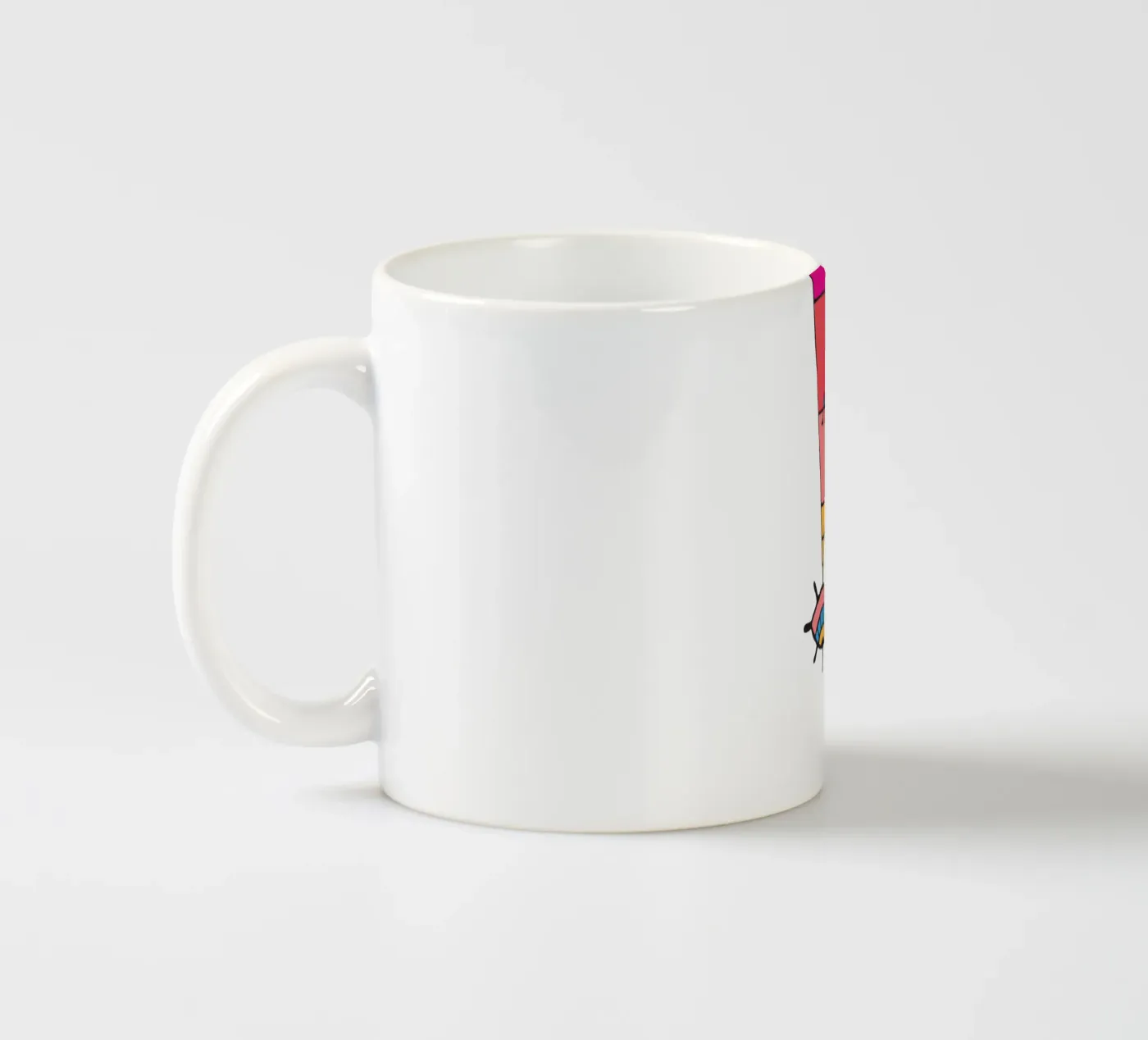 Alpha eye ceramic mug by Ninhol