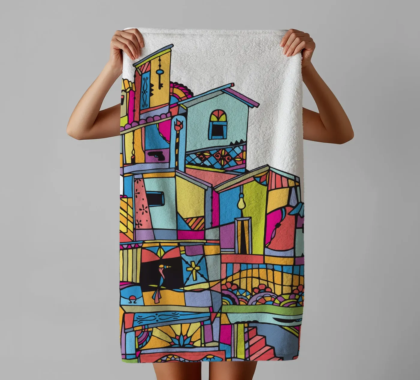 Alpha eye towel by Ninhol
