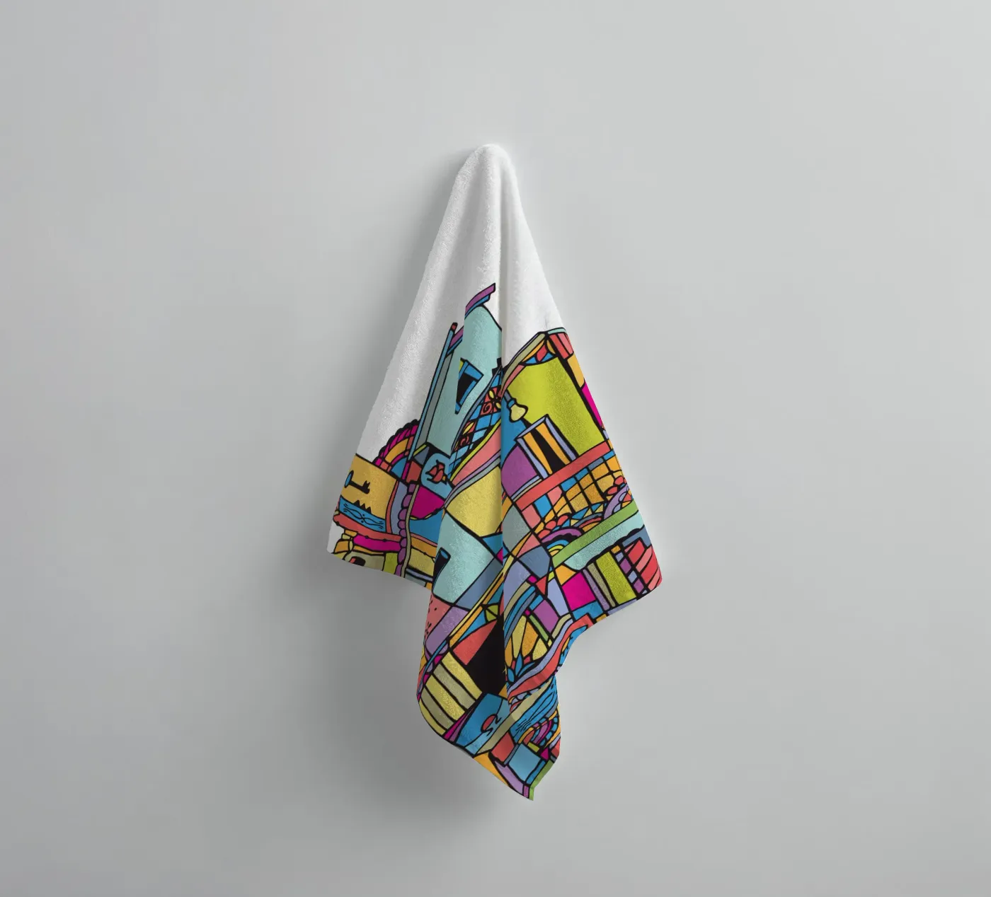 Alpha eye towel by Ninhol