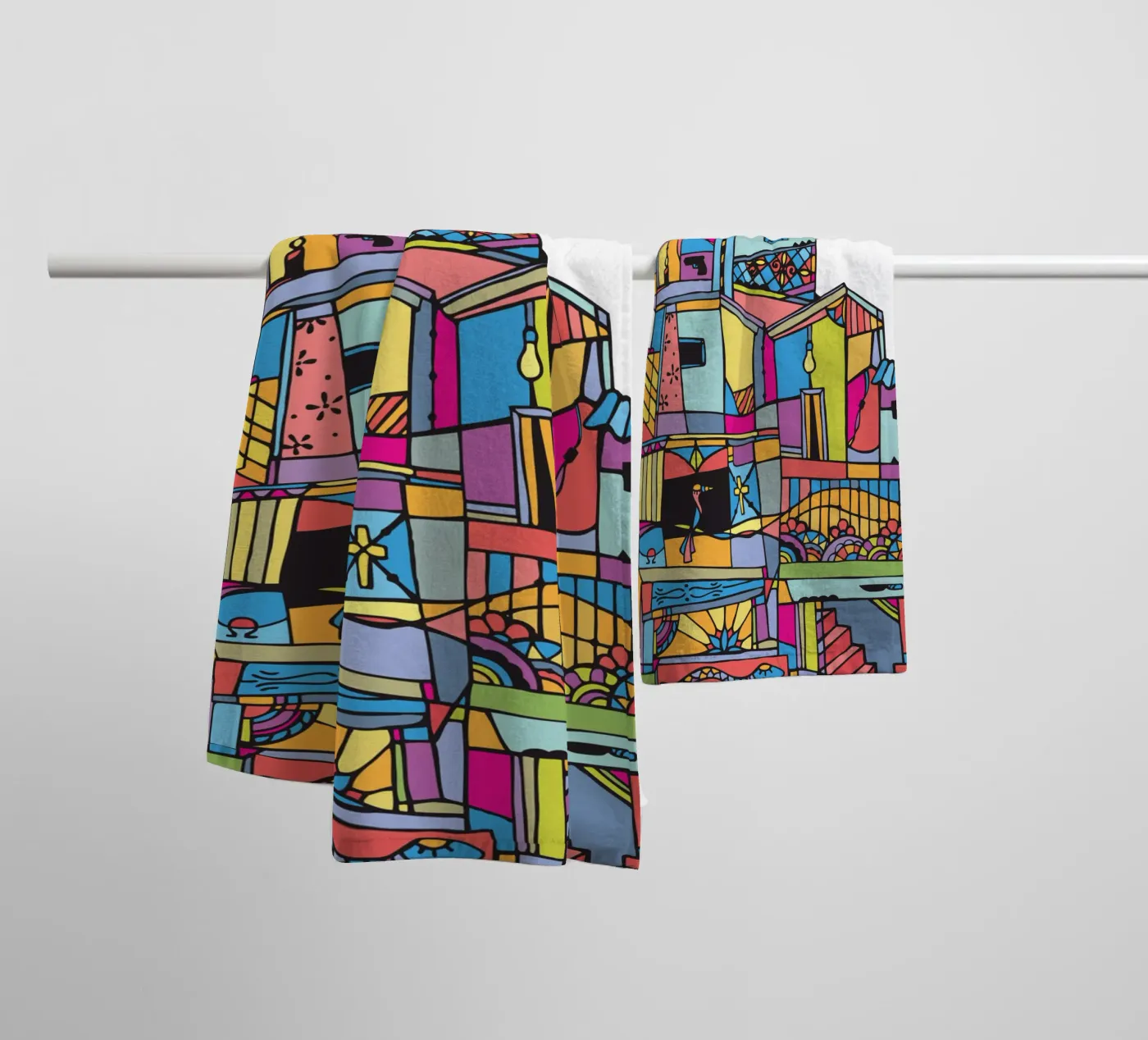 Alpha eye towel by Ninhol