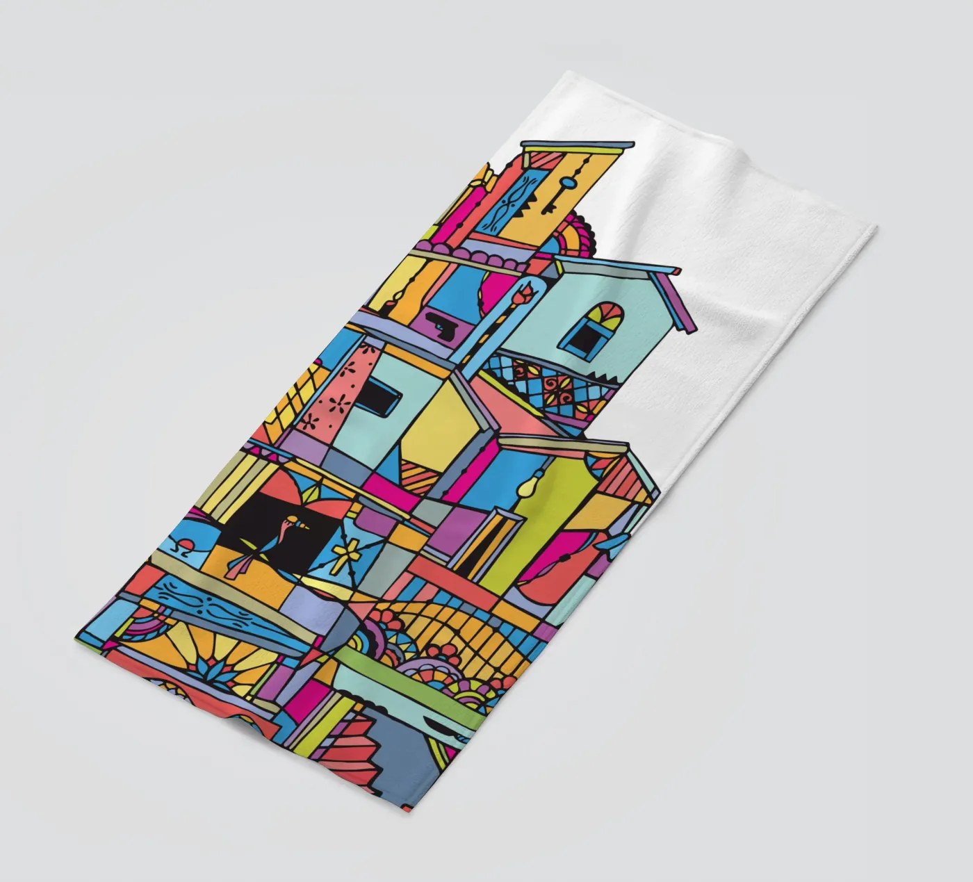 Alfa oog strandhanddoek van Ninhol