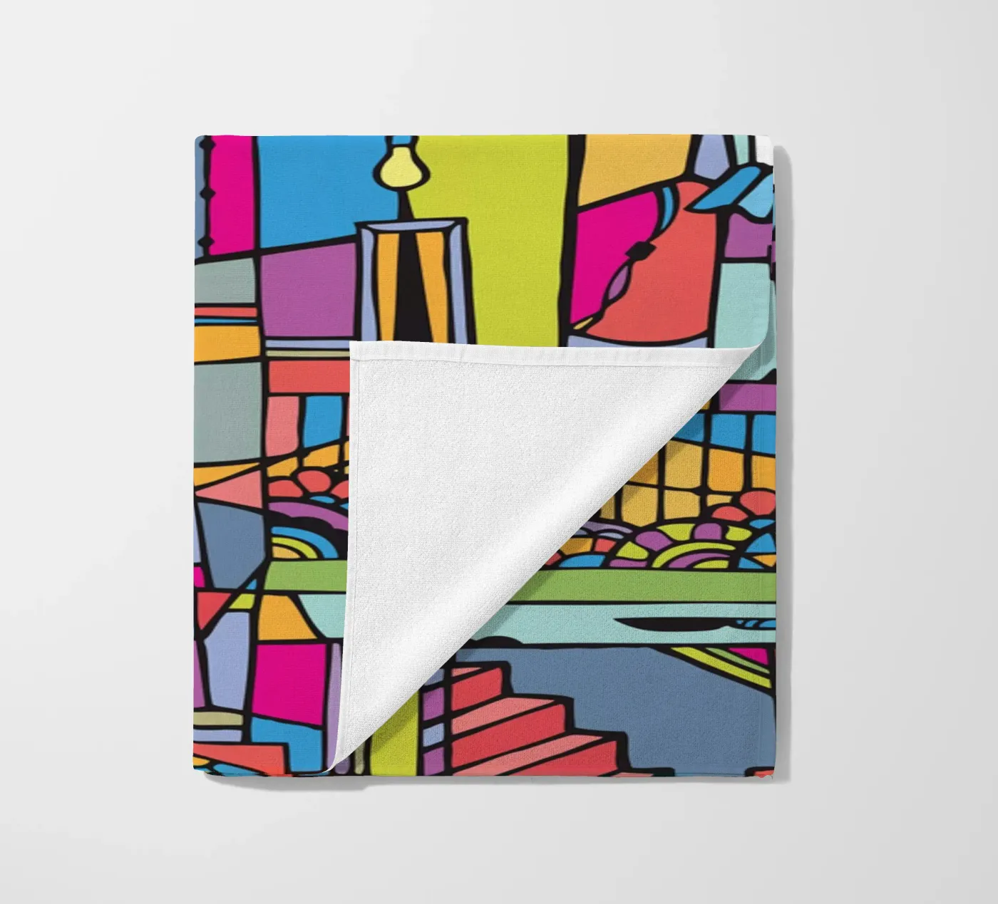 Alfa oog strandhanddoek van Ninhol