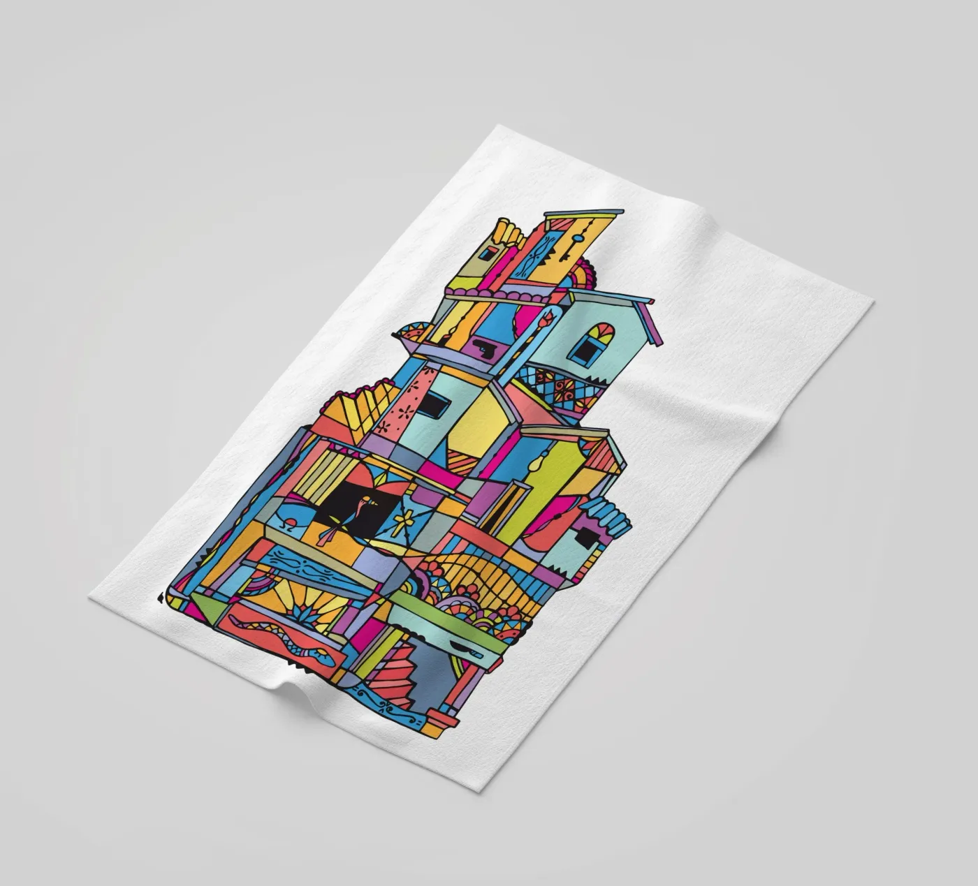 Alfa oog strandhanddoek van Ninhol