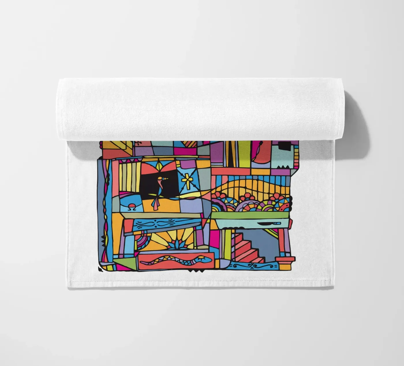 Alfa oog strandhanddoek van Ninhol