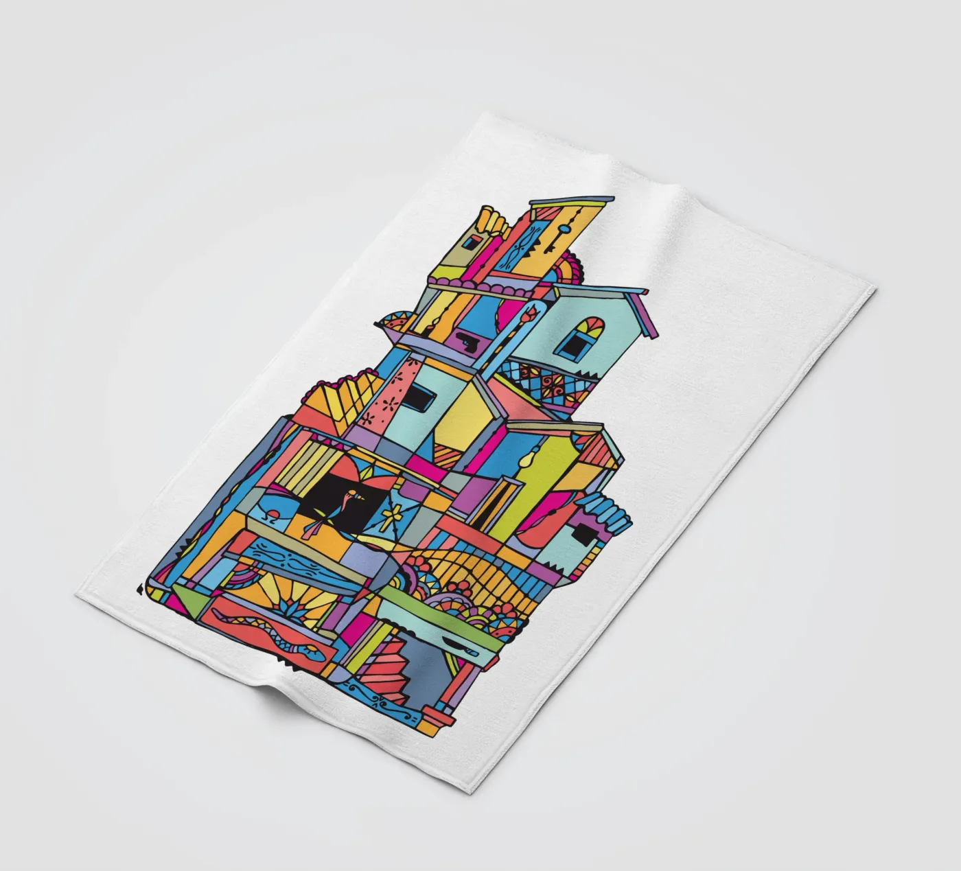 Alpha eye fleece blanket by Ninhol