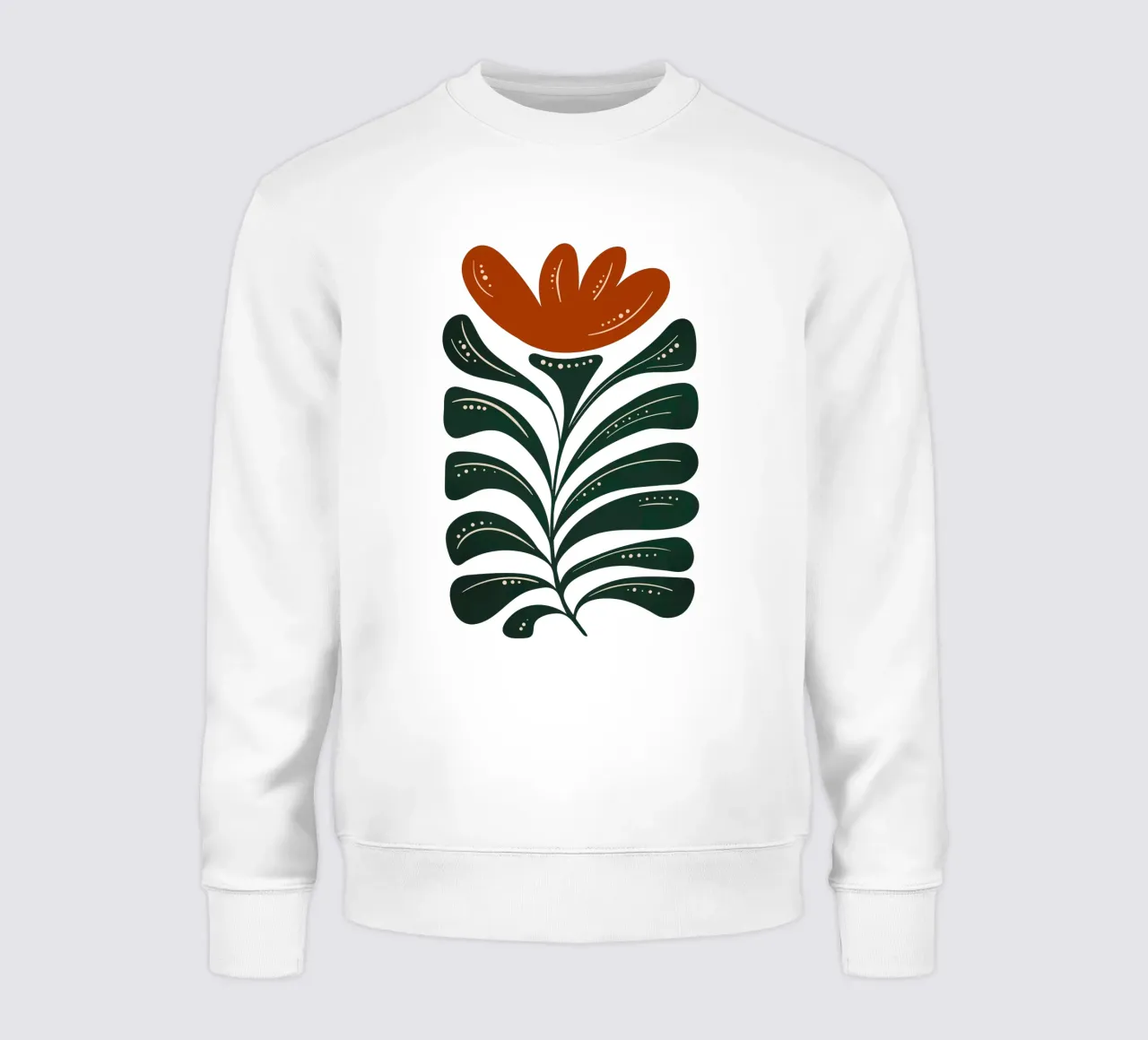 Boho Emerald Flower Glow felpa da Dream Print Designs