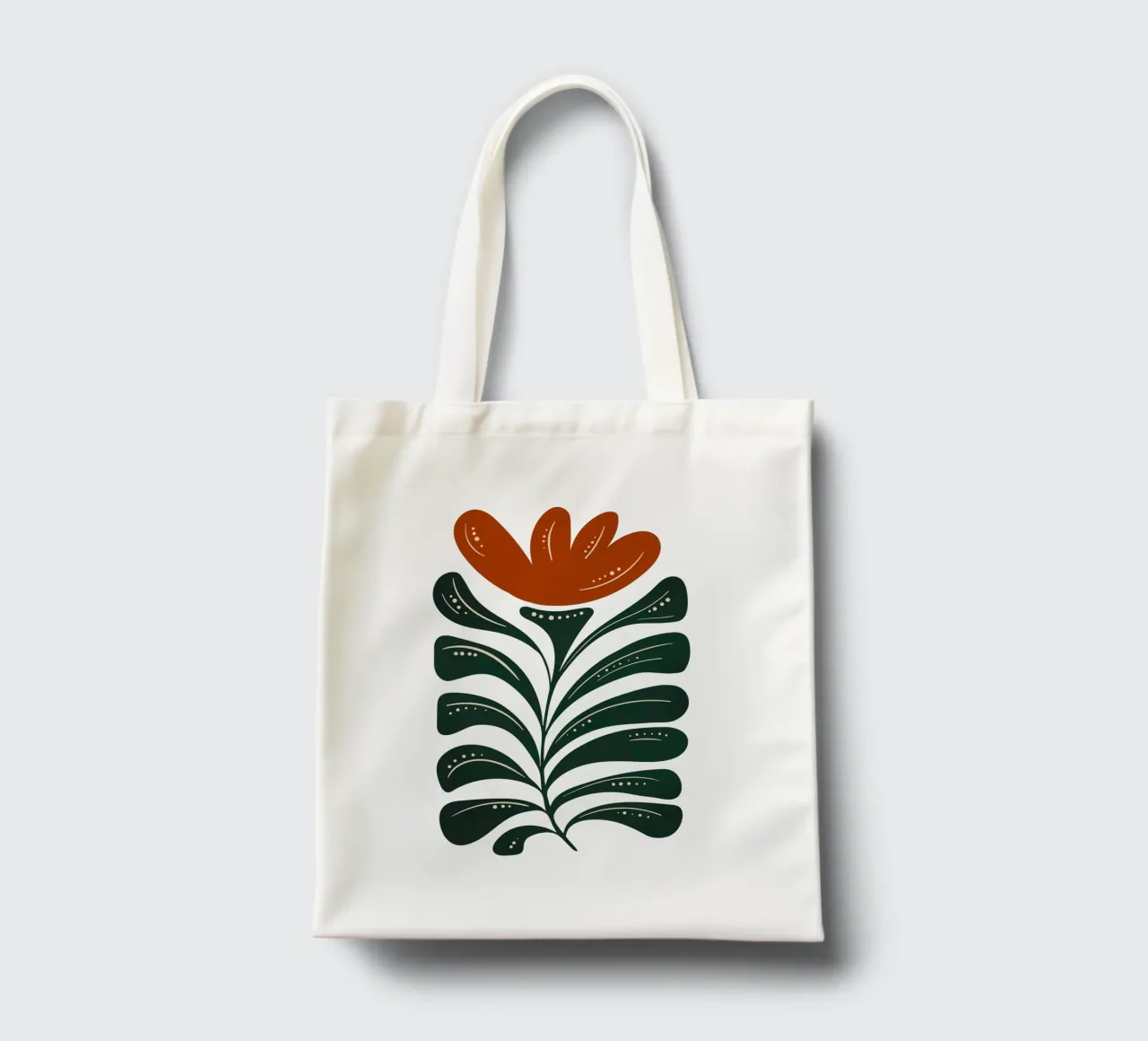 Boho Emerald Flower Glow borsa in juta da Dream Print Designs