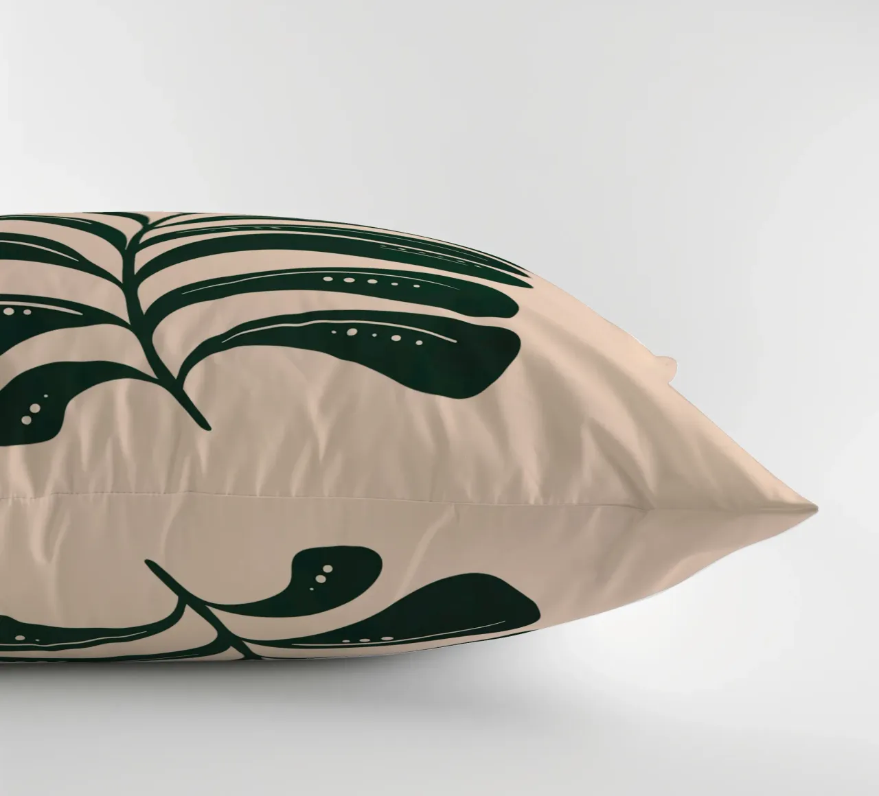 Boho Emerald Flower Glow cuscino da Dream Print Designs