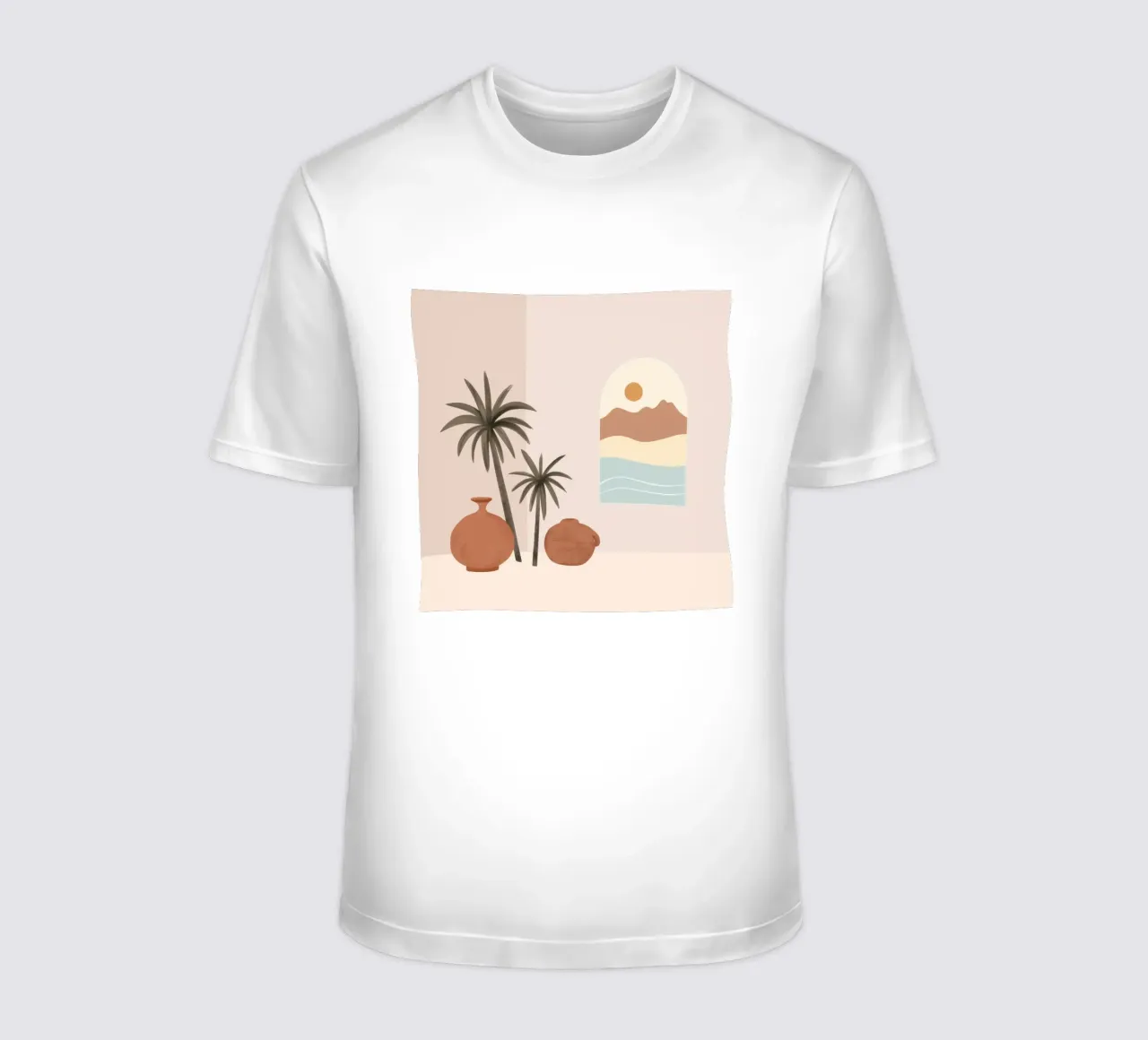 Minimalist Desert Still Life t-shirt by Veil Maya