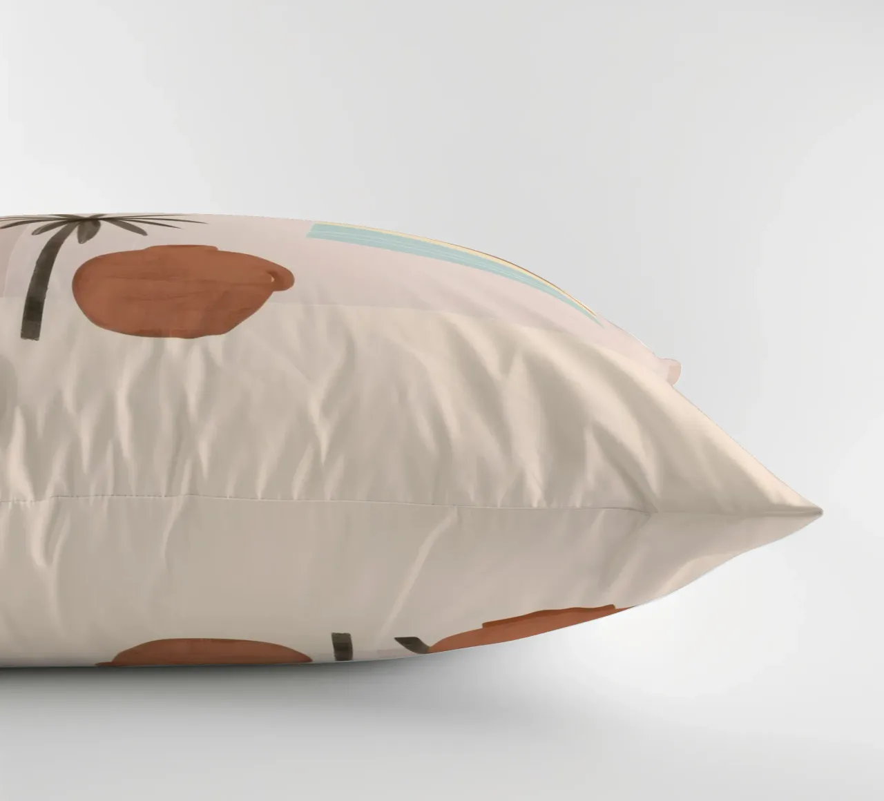 Minimalist Desert Still Life decorative cushion by Veil Maya