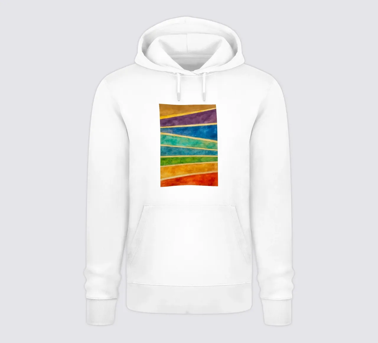 linea slash disegno astratto ilustrazione felpa con cappuccio da Permatax