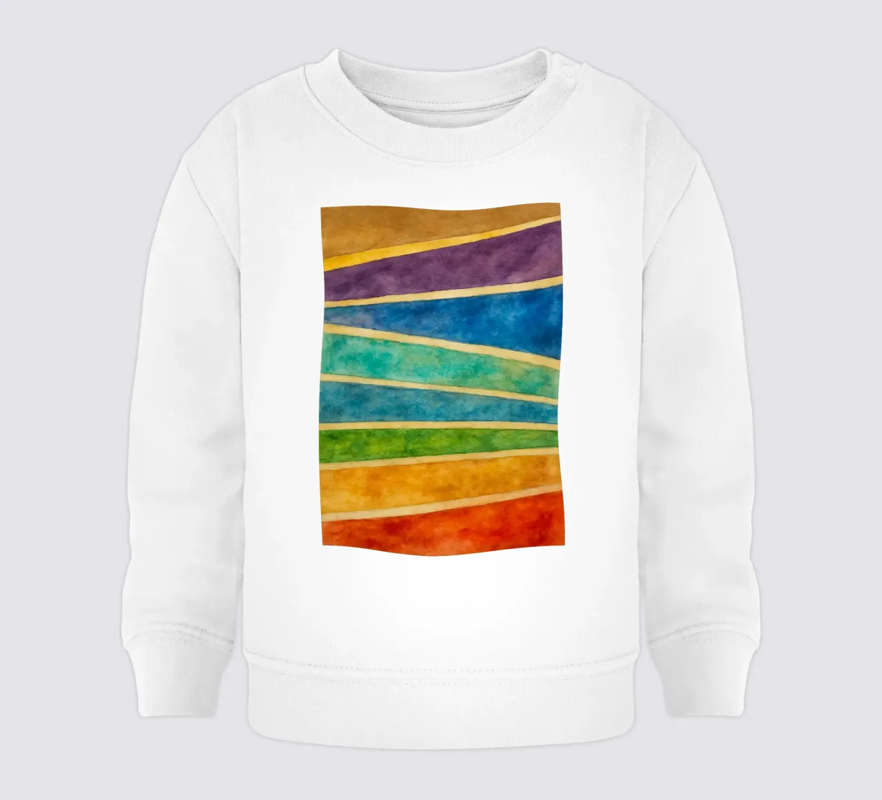 linea slash disegno astratto ilustrazione felpa neonato da Permatax