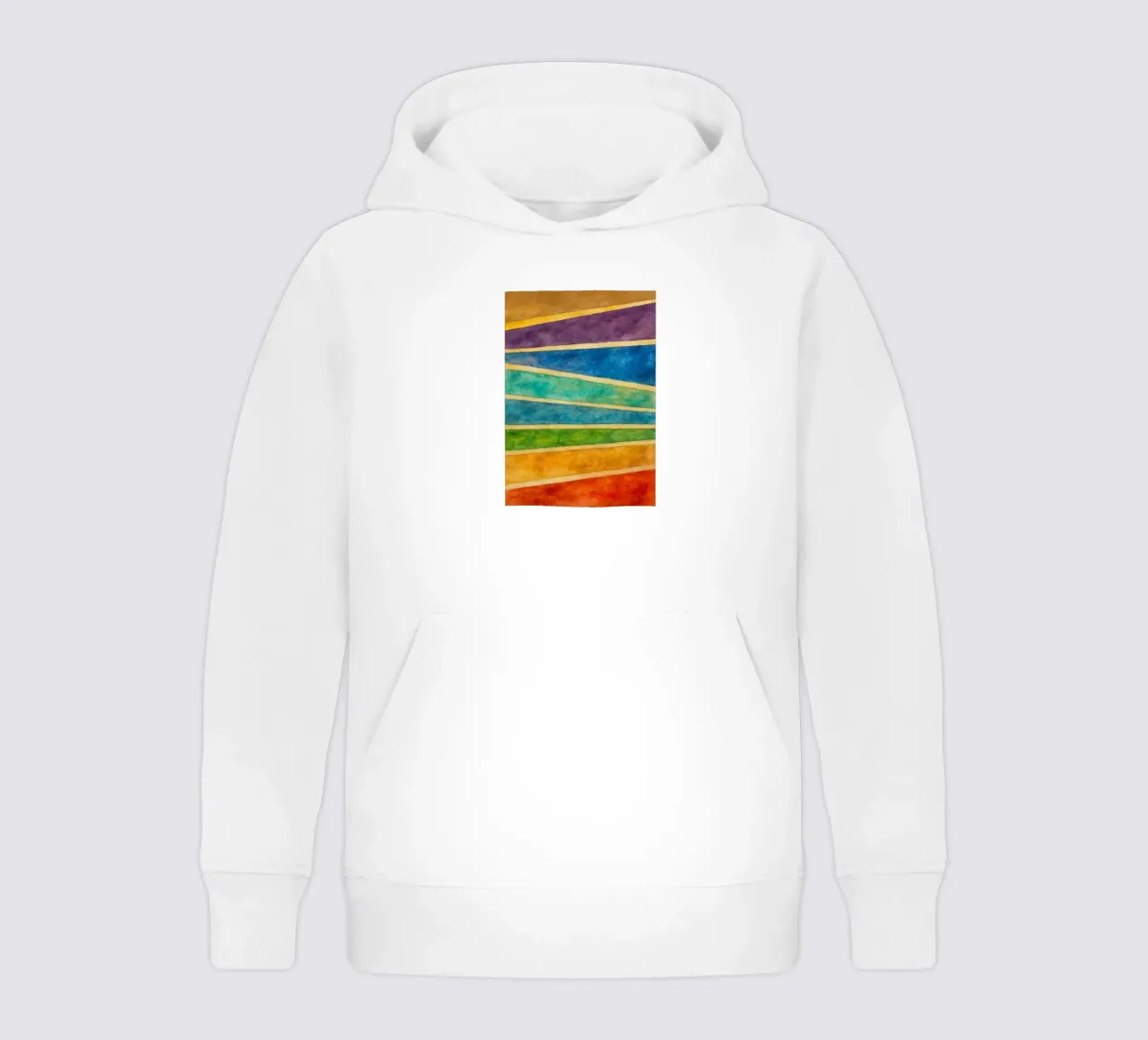 slash line abstract drawing ilustration kids hoodie by Permatax