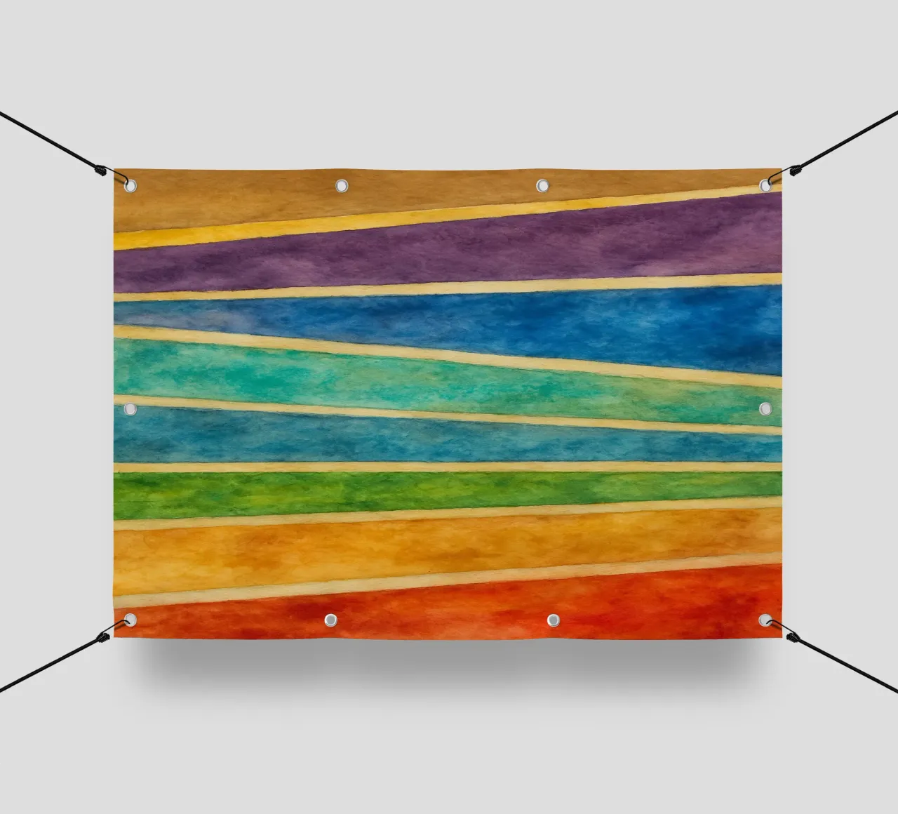 linea slash disegno astratto ilustrazione telo in pvc da Permatax