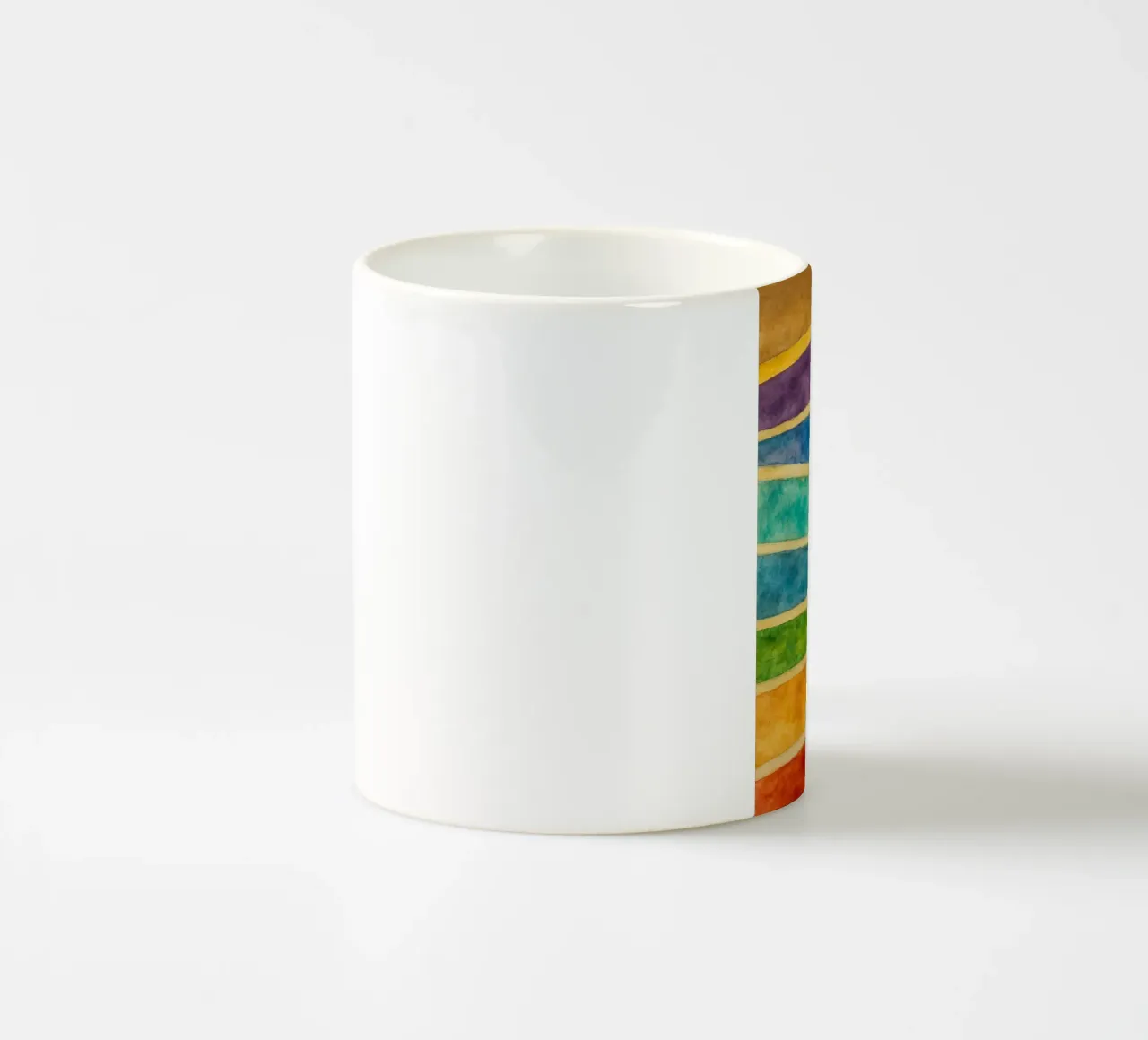 linea slash disegno astratto ilustrazione tazza in ceramica da Permatax