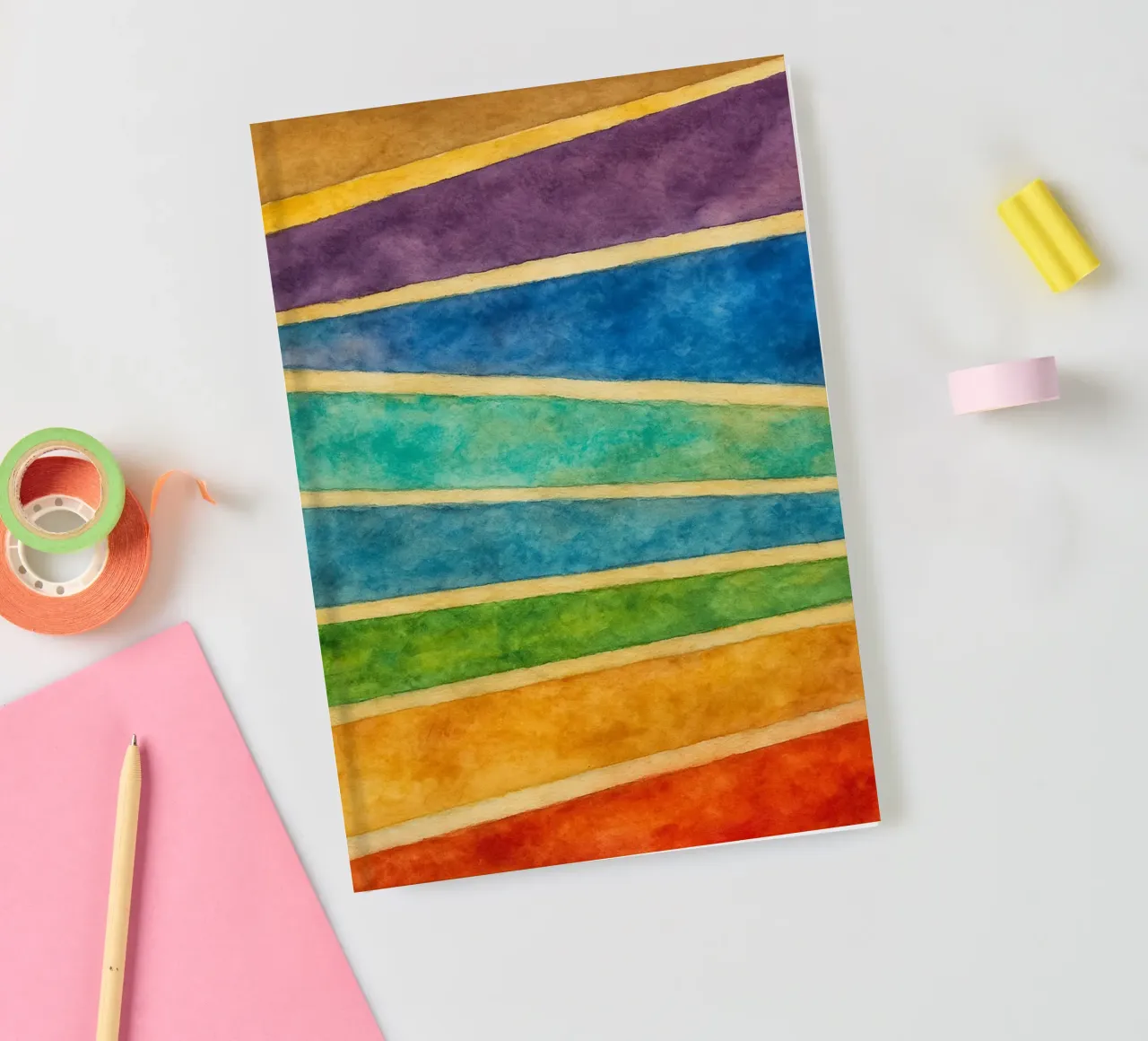 slash line abstract drawing ilustration notebook by Permatax