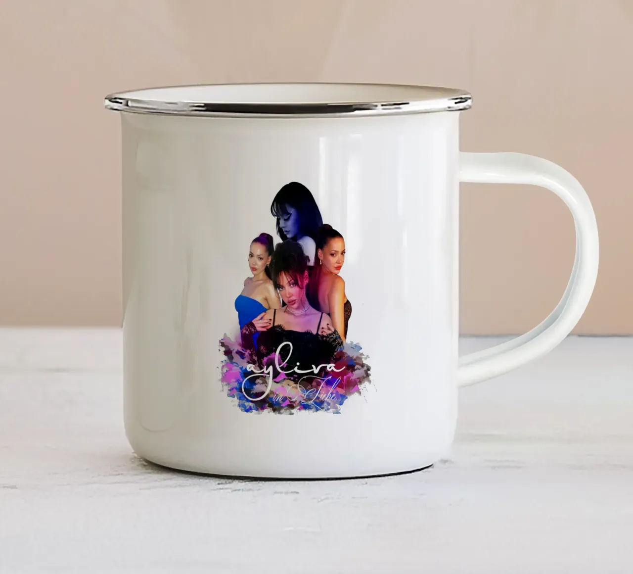 Ayliva tazza in smalto da AudioLibrary
