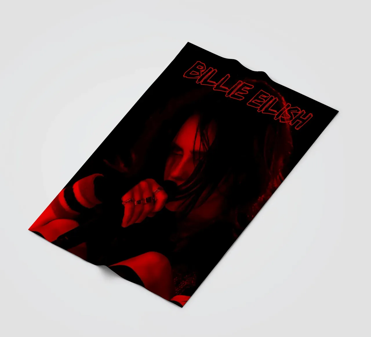 Billie Eilish - stampa 113 coperta in pile da AudioLibrary