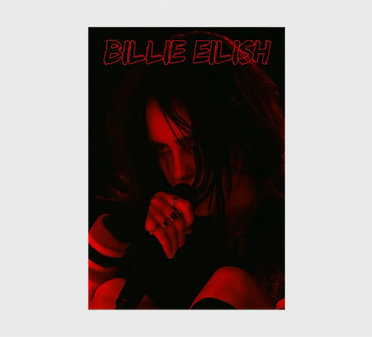 Billie Eilish - print 113 notebook by AudioLibrary