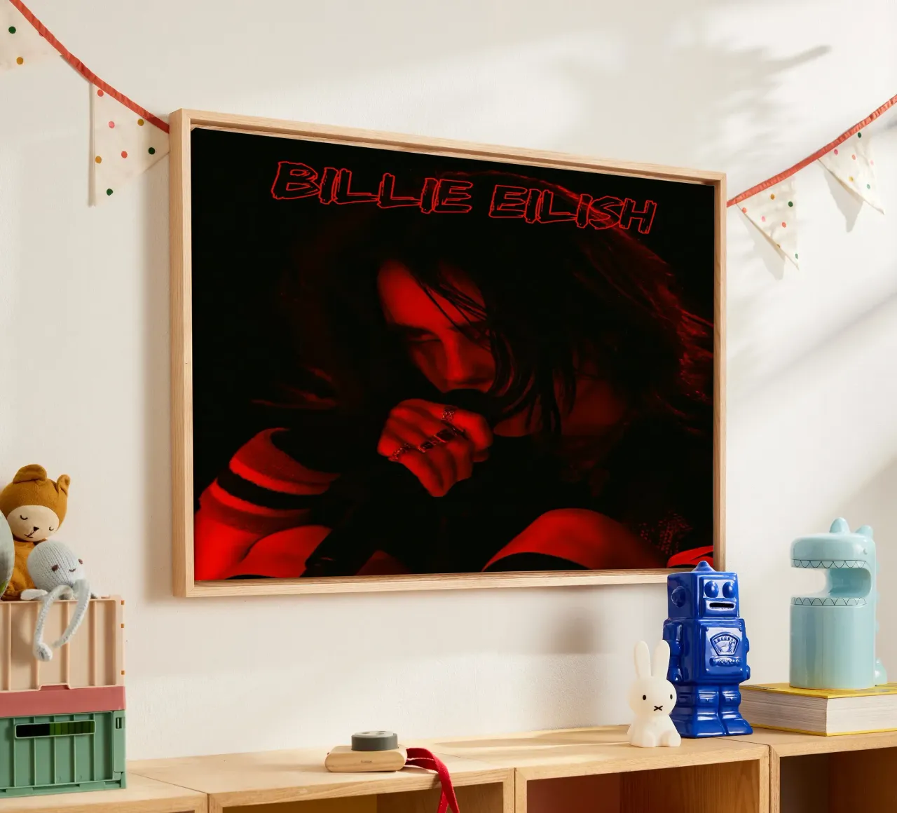 Billie Eilish - print 113 canvas by AudioLibrary