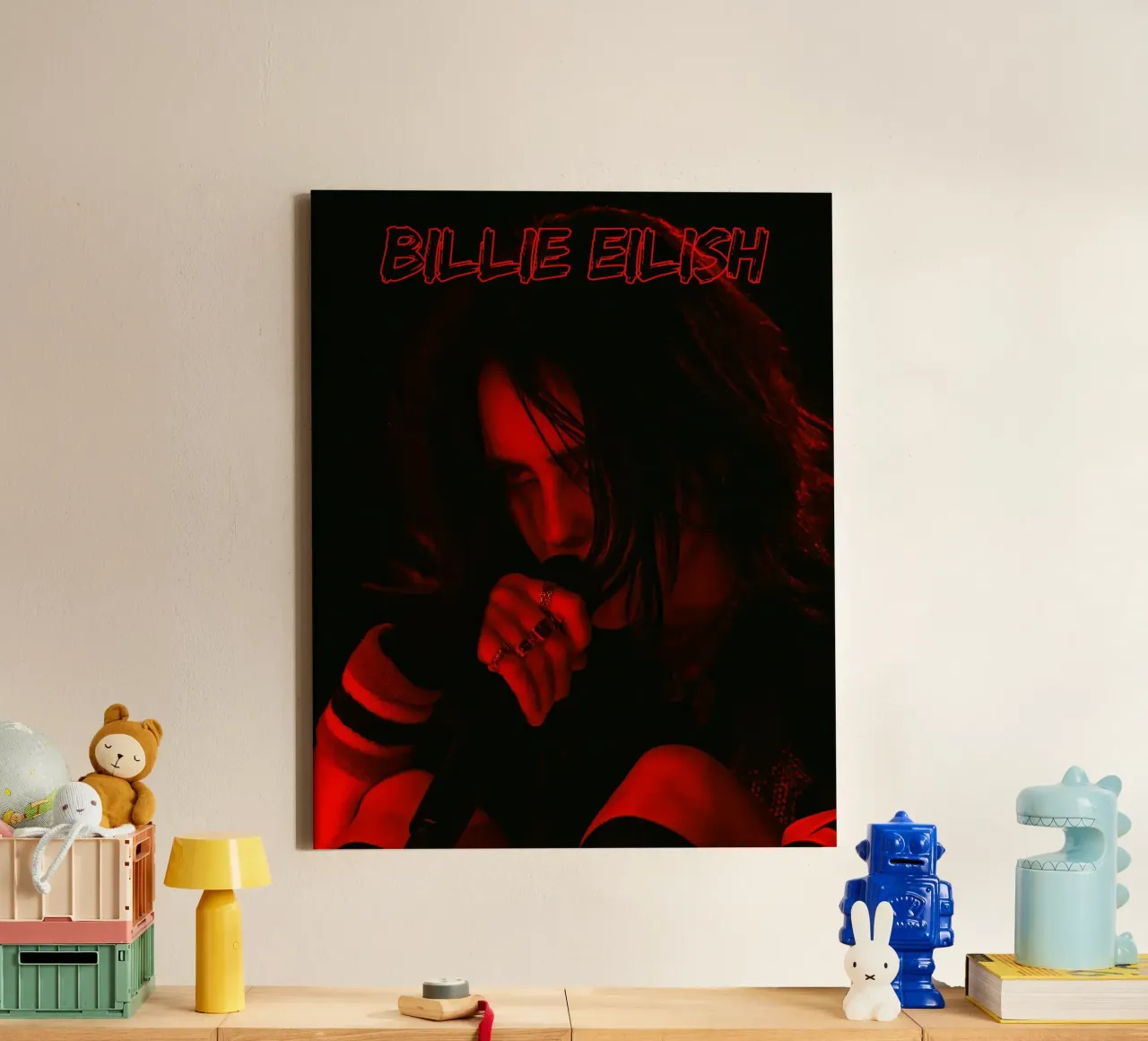 Billie Eilish - print 113 canvas by AudioLibrary