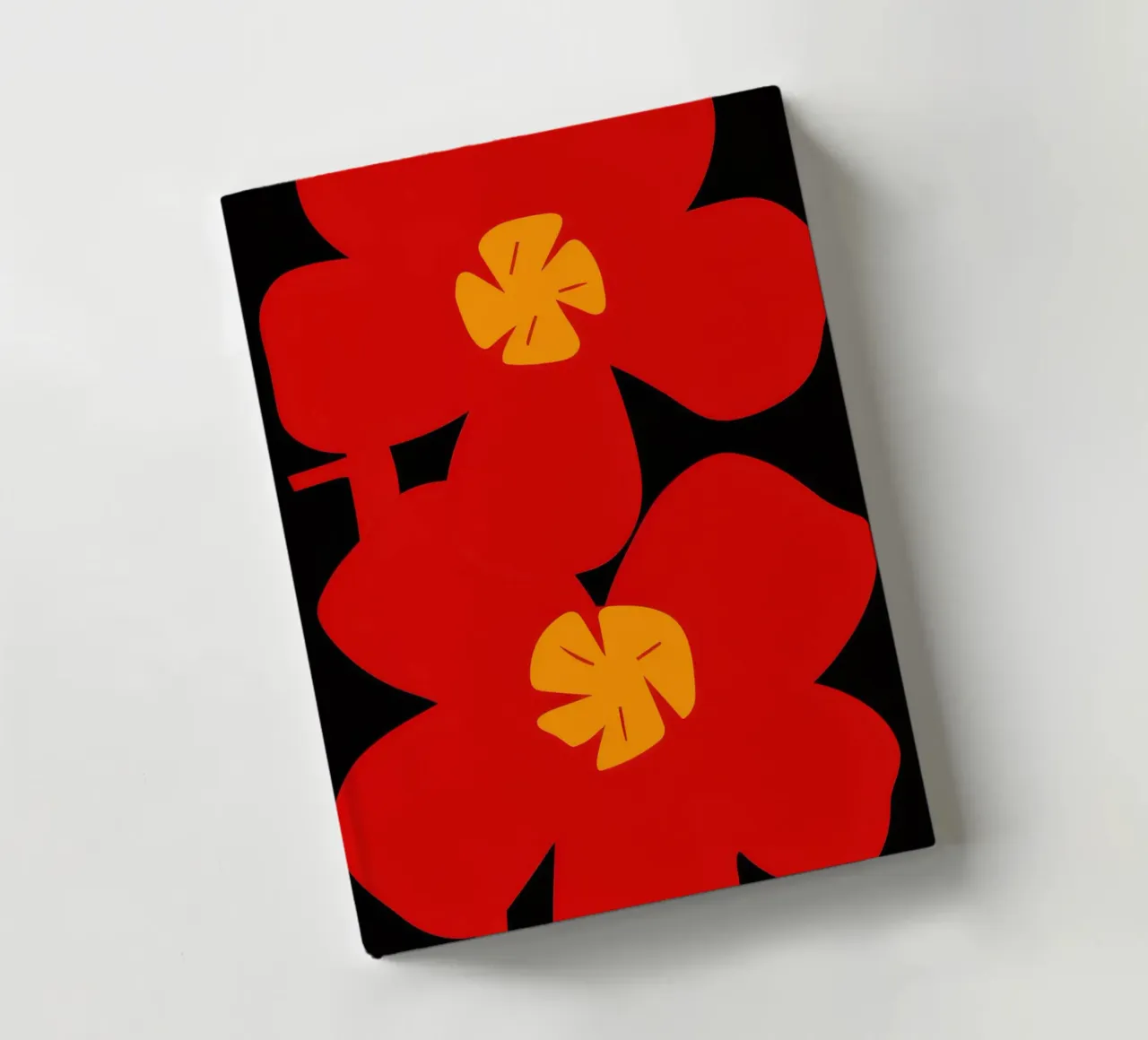 Bold Red Poppies notebook by Frosh Pallete