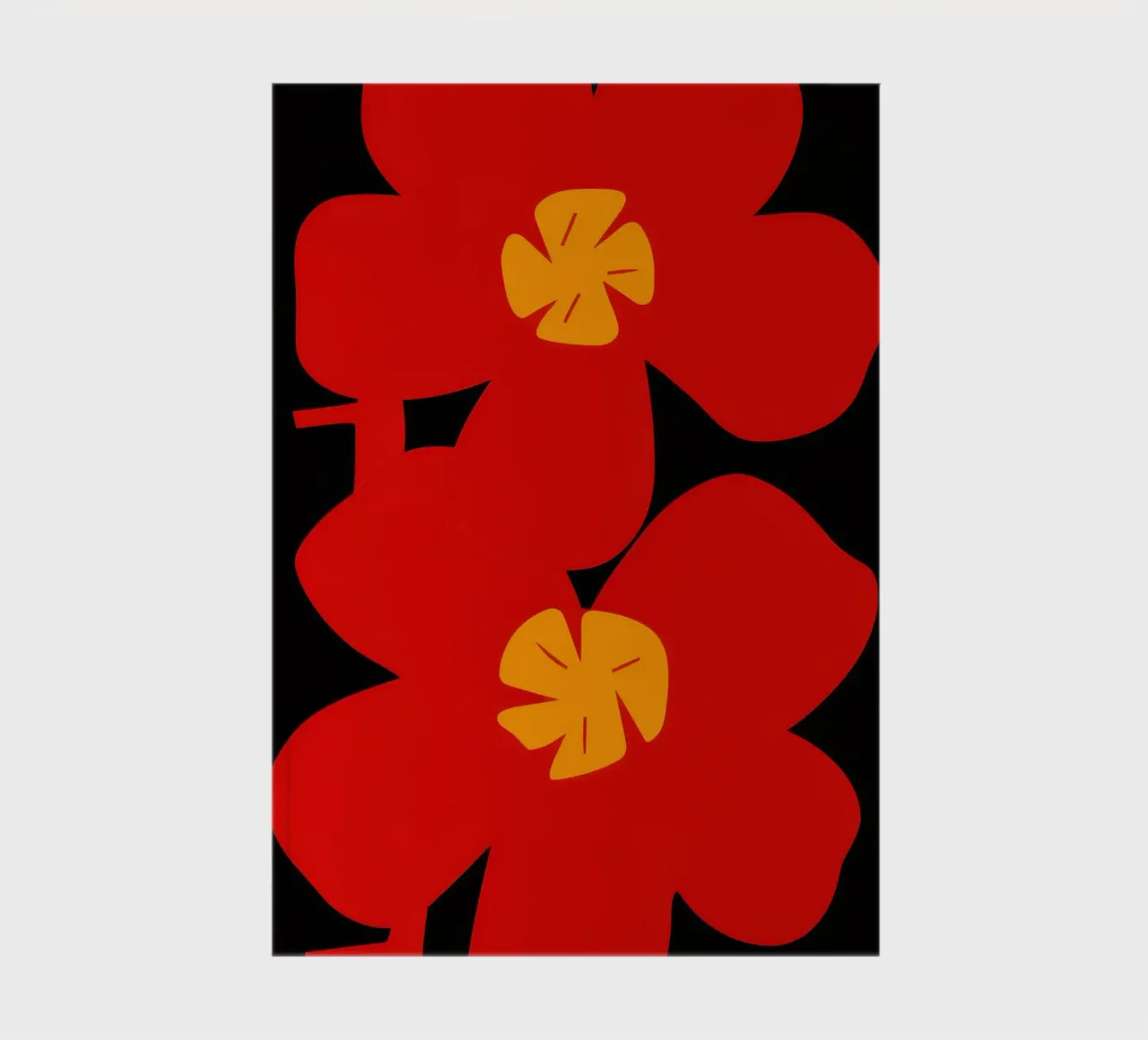 Bold Red Poppies notebook by Frosh Pallete