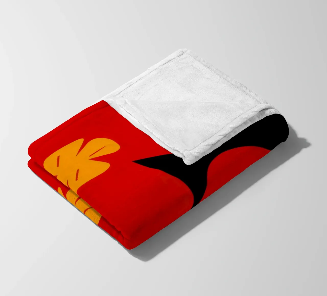 Kräftige rote Mohnblumen Fleecedecke von Frosh Pallete