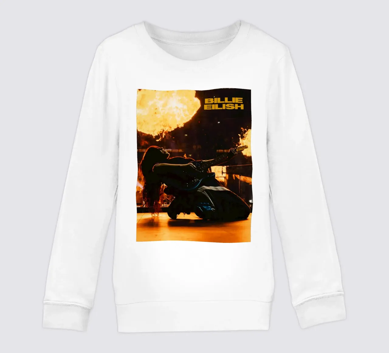 Billie Eilish - print 31 kids sweatshirt by AudioLibrary