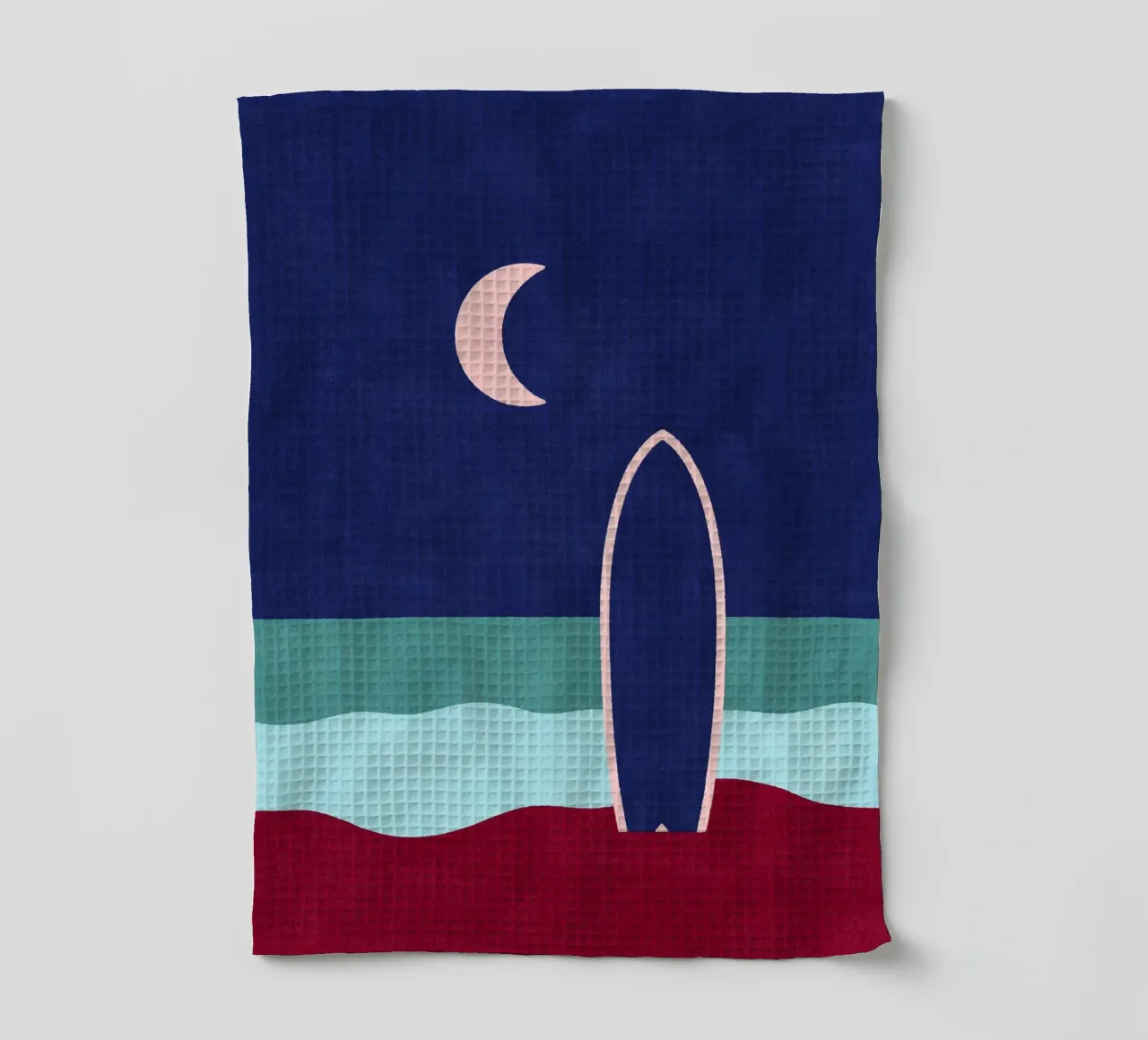 LANDSHAPES - Beach - Night torchon de DANIEL COULMANN