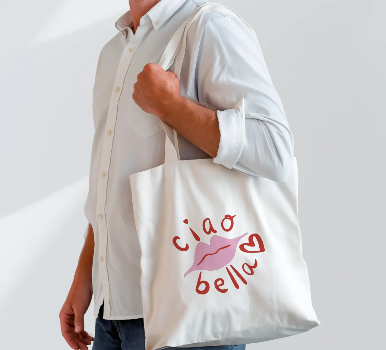 Ciao Bella borsa in juta da Vivdesign