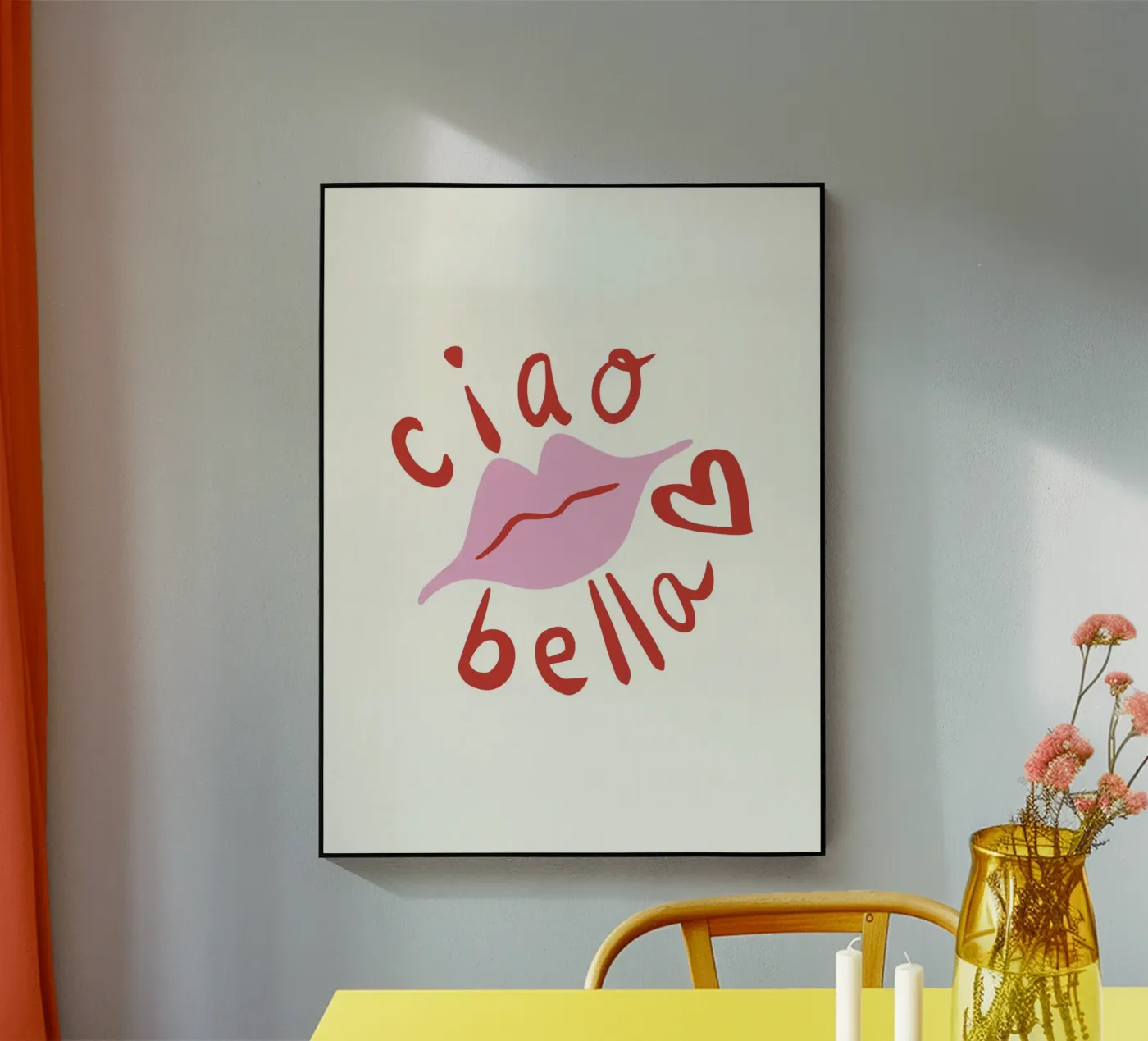 Ciao Bella acryl van Vivdesign