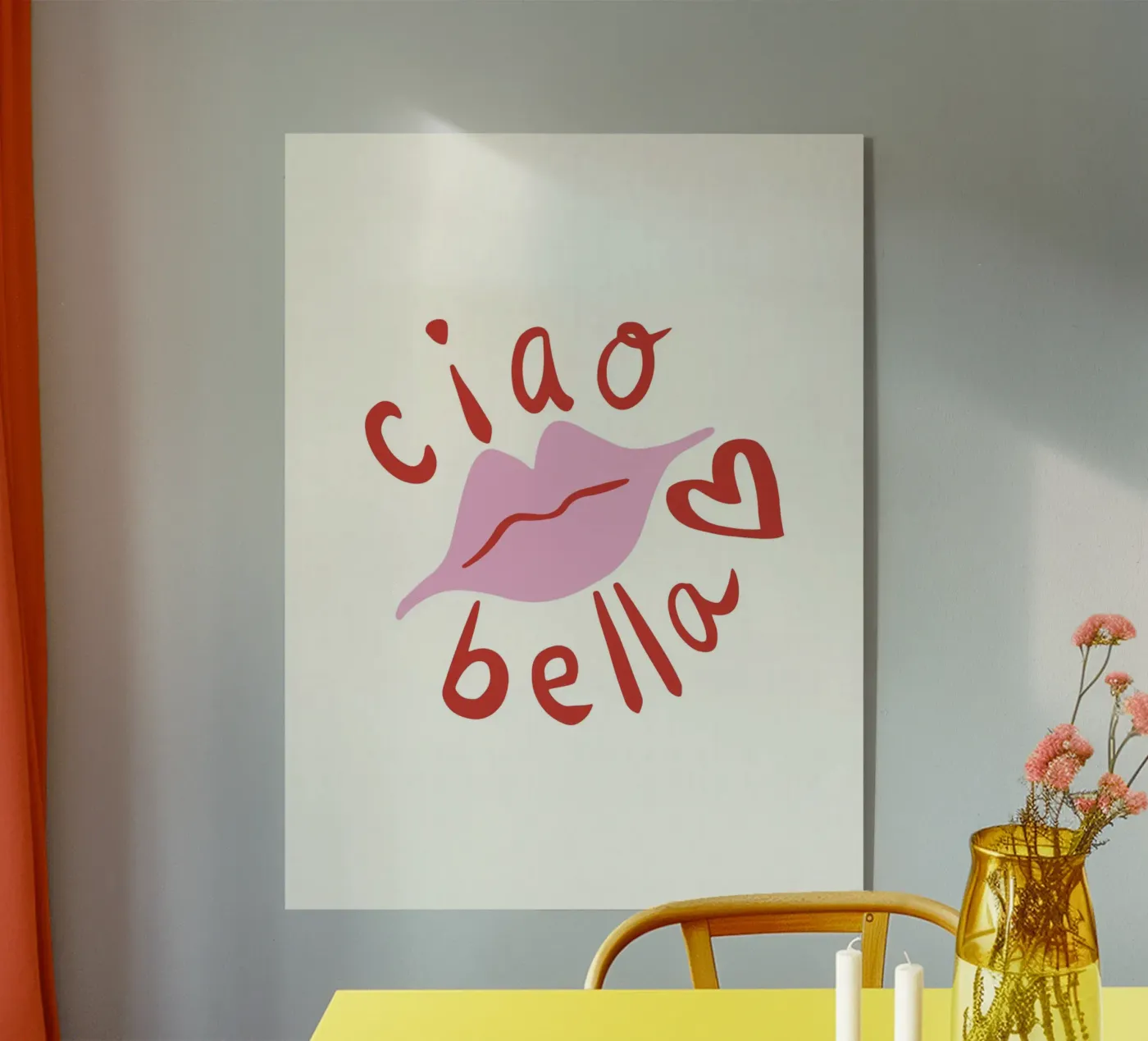 Ciao Bella acryl van Vivdesign
