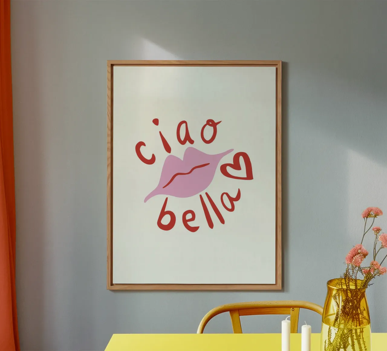 Ciao Bella alluminio dibond da Vivdesign